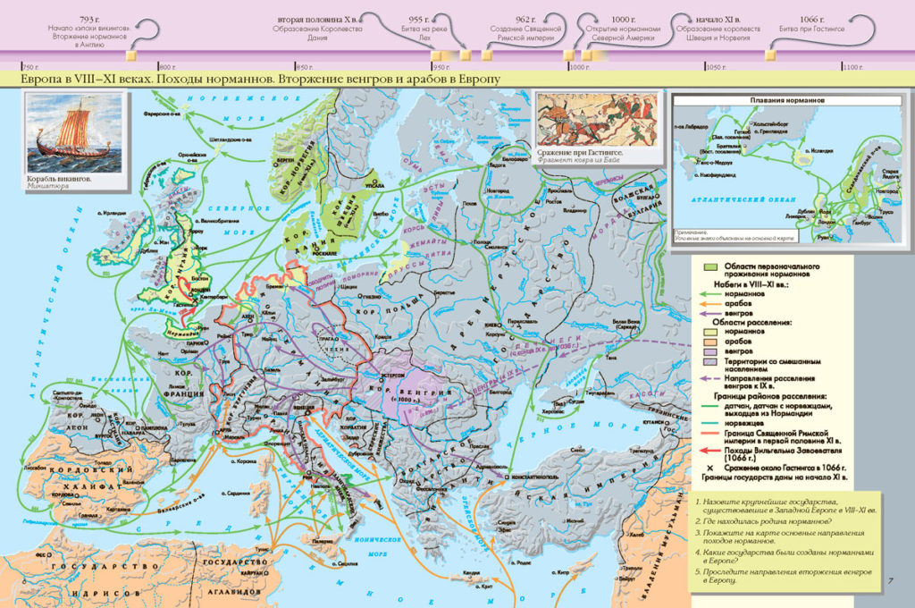 Карта всемирной истории